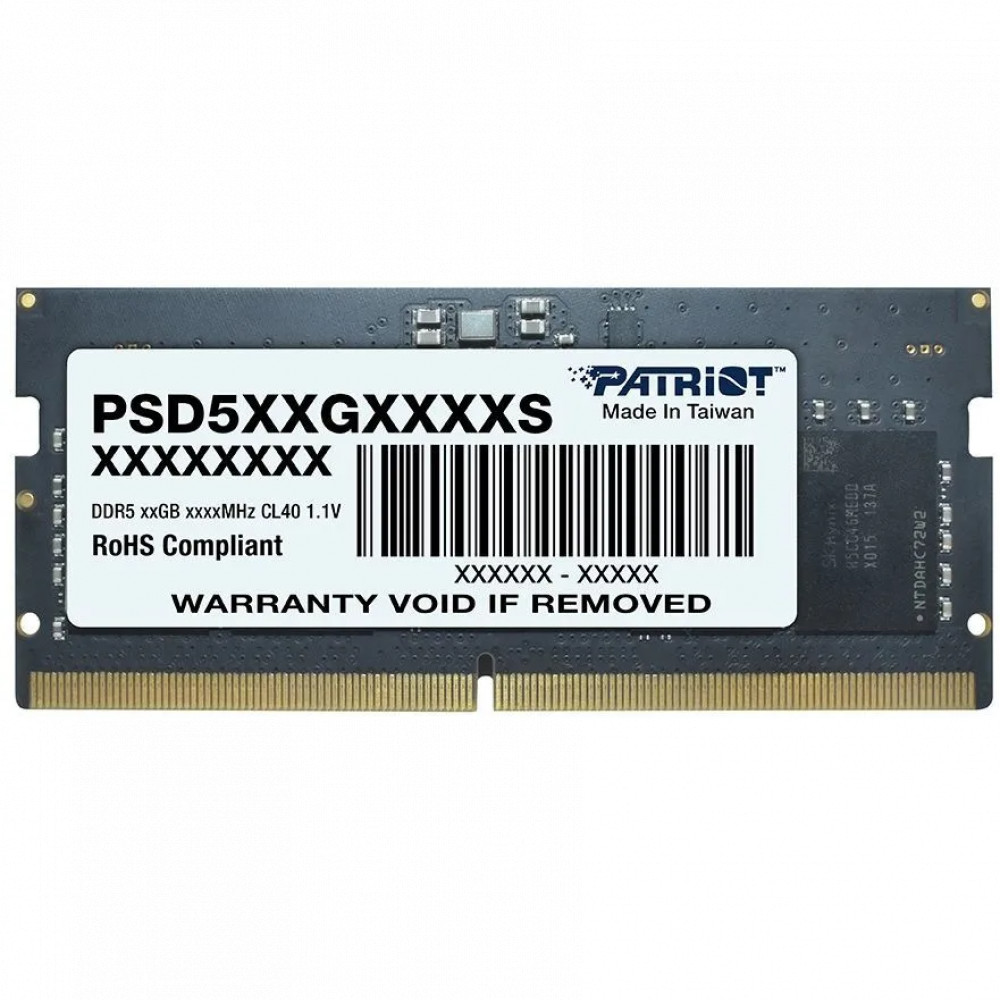 ОЗУ Patriot Signature PSD516G560081S SO-DIMM, DDR5, 16 Гб, 5600 МГц - миниатюра 3