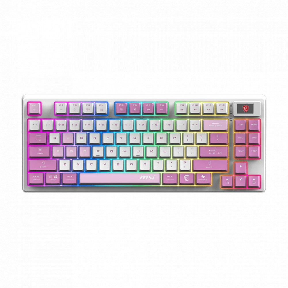 Клавиатура MSI FORGE GK600 TKL W VIOLET RU Беспроводная, USB - миниатюра 6