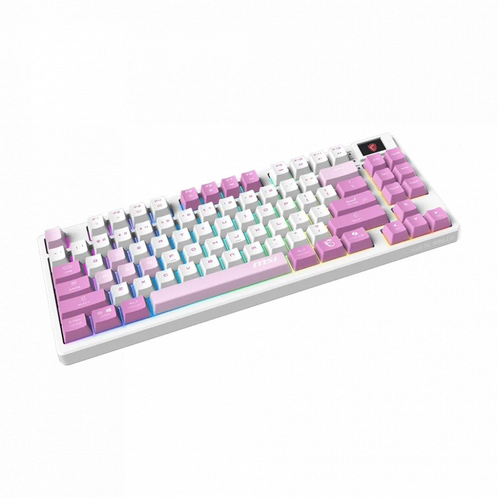 Клавиатура MSI FORGE GK600 TKL W VIOLET RU Беспроводная, USB - миниатюра 7