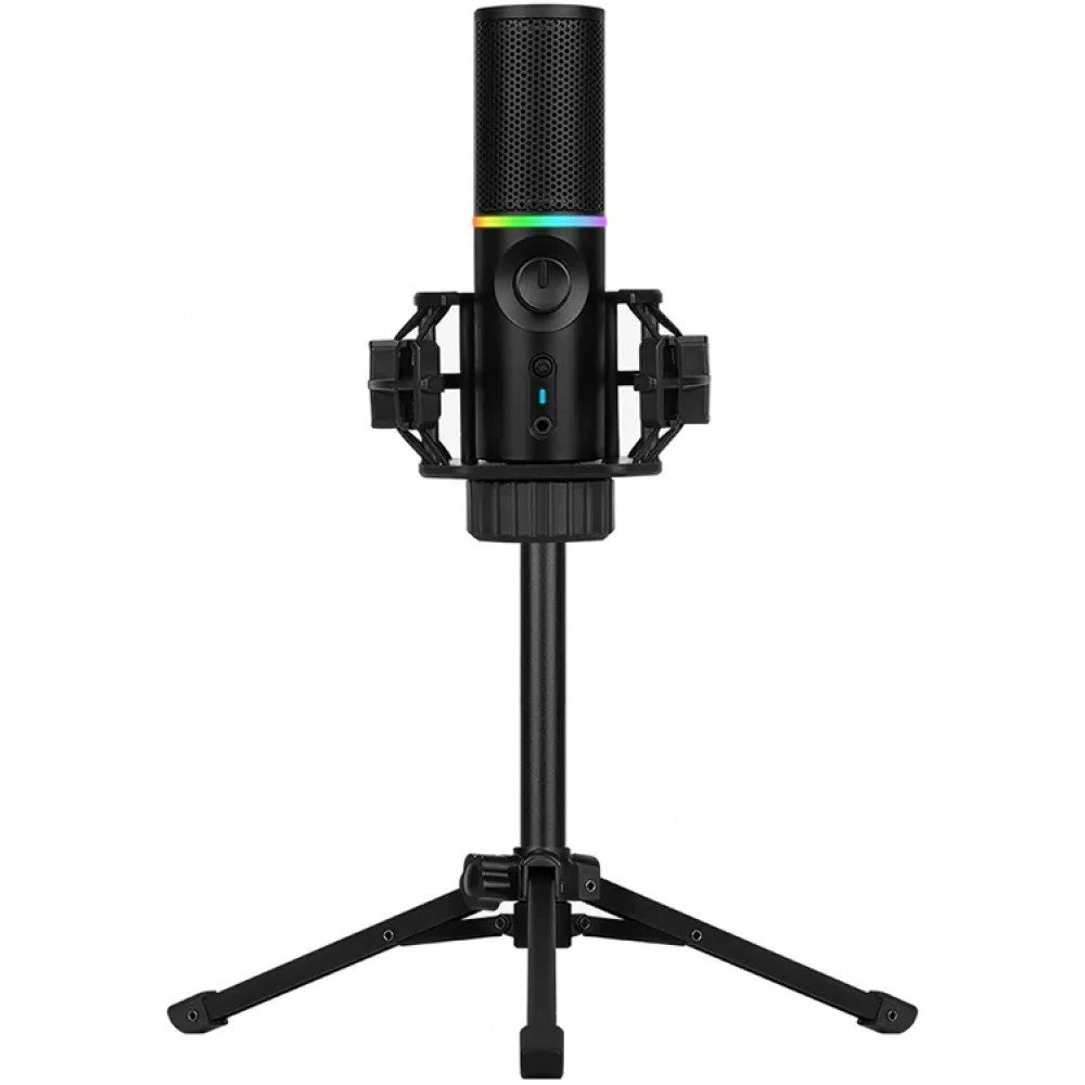 Микрофон Streamplify MIC Tripod 1.8m USB RGB Black MIC-48-RGB-TP-BK - миниатюра 7