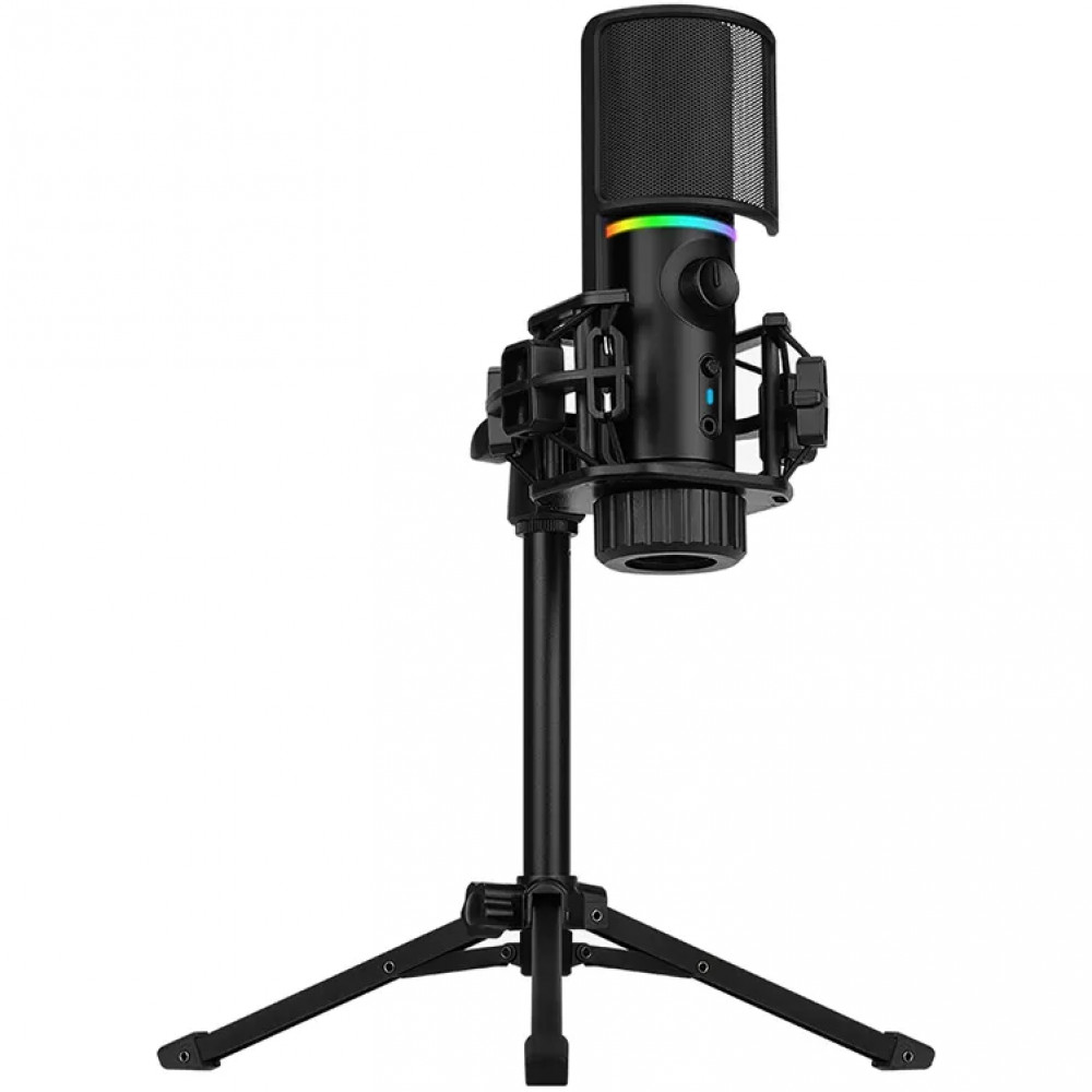 Микрофон Streamplify MIC Tripod 1.8m USB RGB Black MIC-48-RGB-TP-BK - миниатюра 9