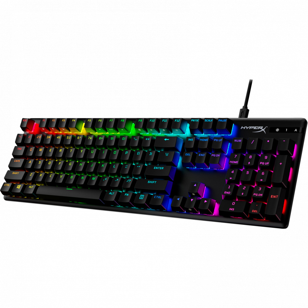 Клавиатура HyperX Alloy Origins PBT HX Aqua 639N5AA#ACB Проводная, USB - миниатюра 5