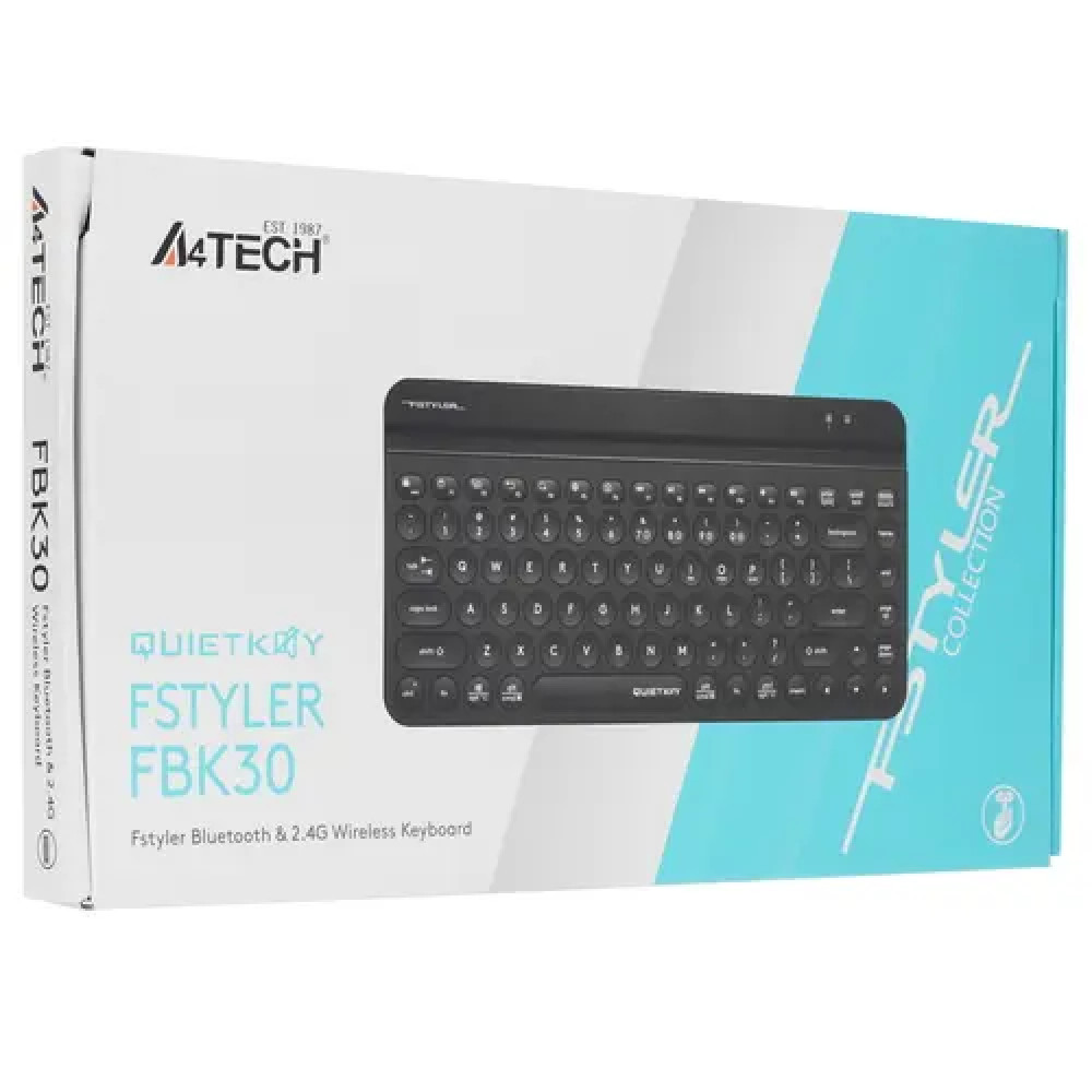 Клавиатура A4Tech FBK30-Black Беспроводная, Bluetooth - миниатюра 6