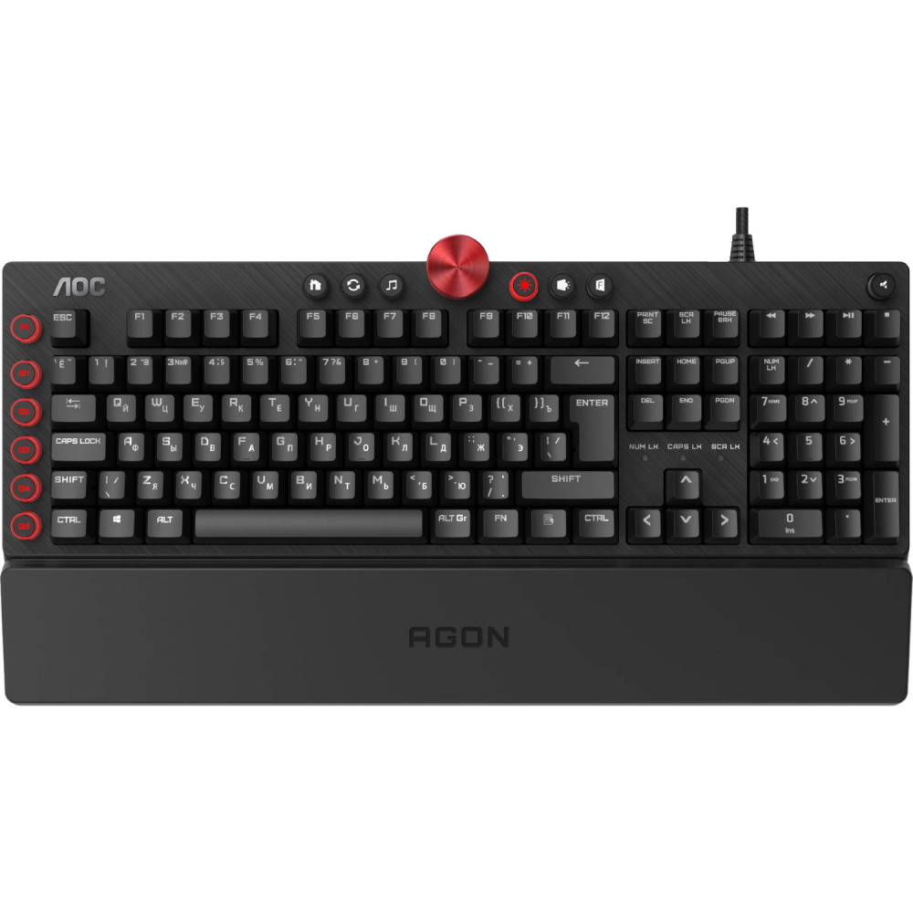 Клавиатура AOC AGK700 Проводная, USB - миниатюра 6