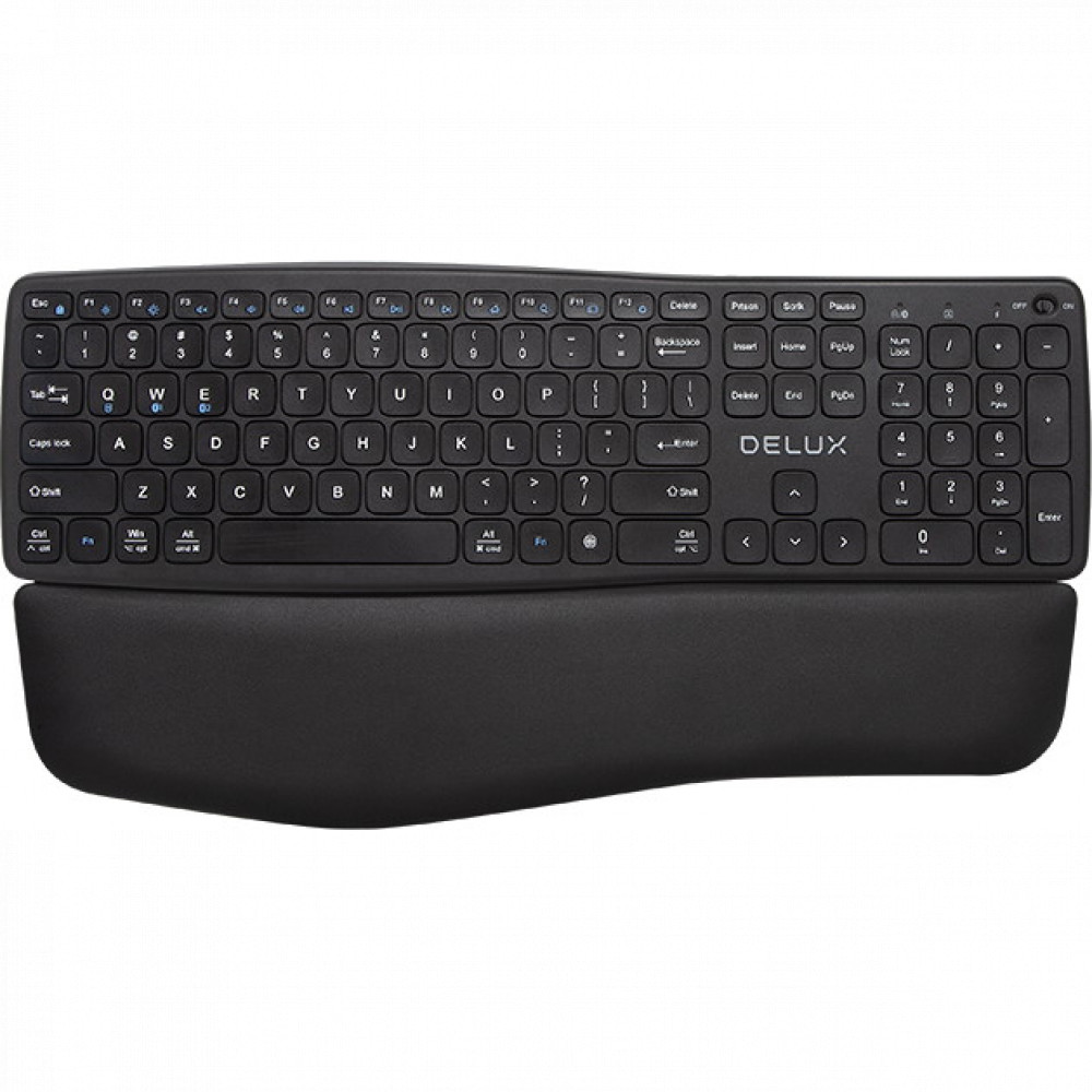 Клавиатура Deluxe GM908CV Беспроводная, Bluetooth - миниатюра 3