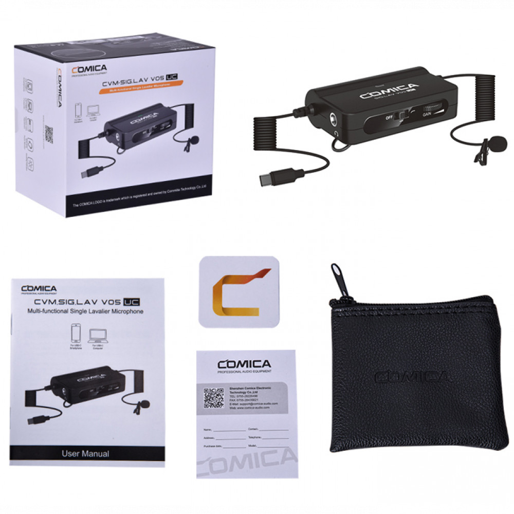 Микрофон COMICA CVM-SIG.LAV V05 UC - миниатюра 10