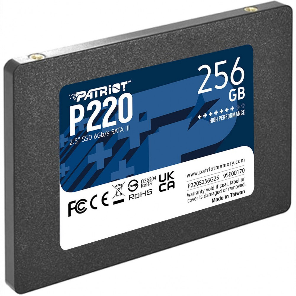 Жесткий диск Patriot P220 P220S256G25 SSD (твердотельные), 256 ГБ, 2.5 дюйма, SATA - миниатюра 5