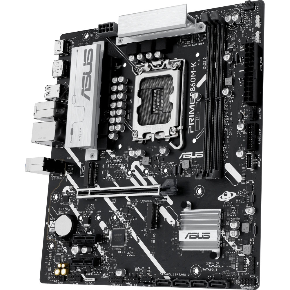 Материнская плата Asus PRIME B860M-K Micro-ATX, LGA 1851 - миниатюра 8