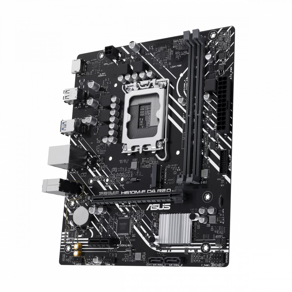 Материнская плата Asus PRIME H610M-F D4 R2.0 Micro-ATX, LGA 1700 - миниатюра 5
