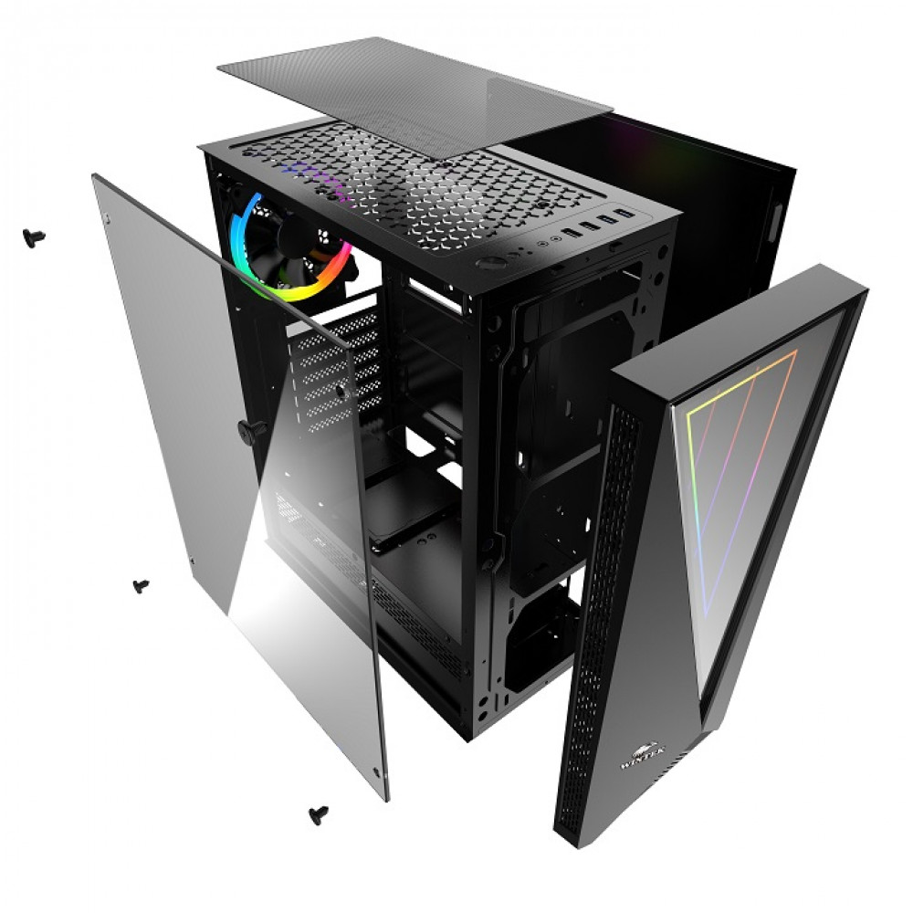Корпус Wintek Space JX188-5-TG/GT Mid-Tower - миниатюра 10