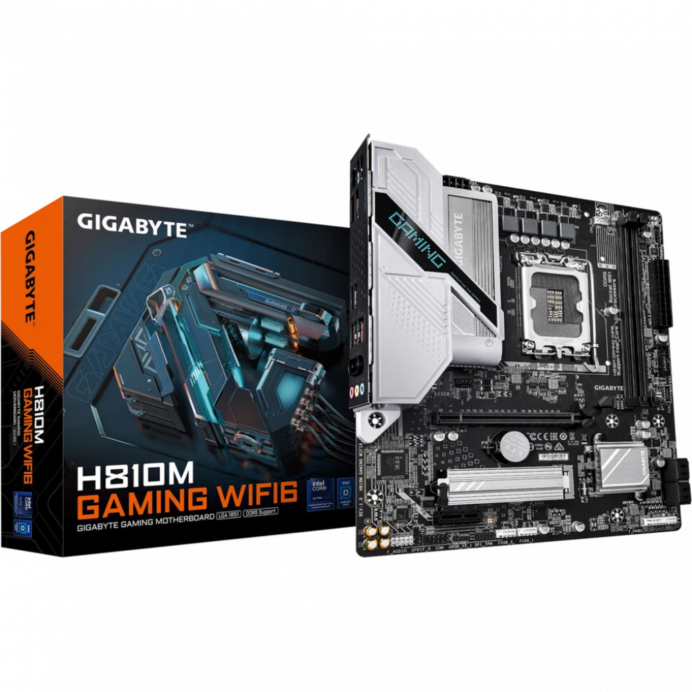 Материнская плата MSI H810M GAMING WIFI6E Micro-ATX, LGA 1851 - миниатюра 8