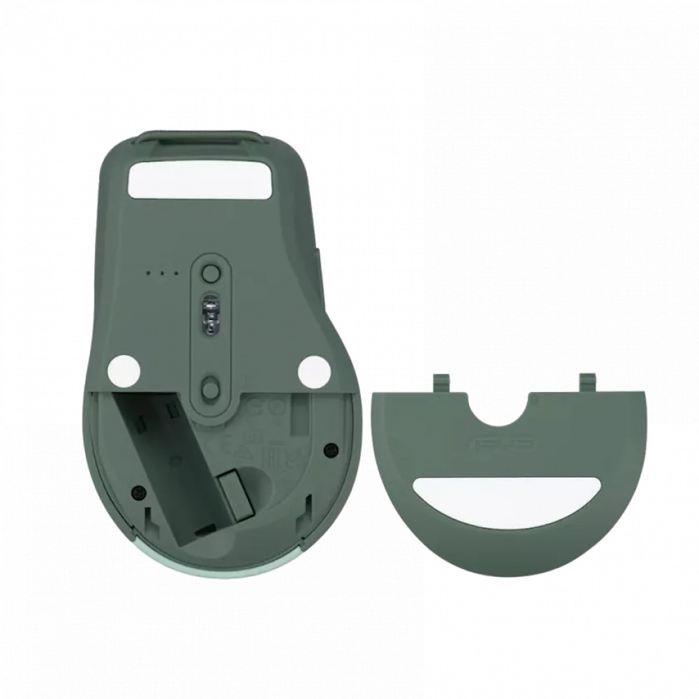 Мышь Asus SmartO Mouse MD200 Silent Plus Green 90XB0790-BMU030 Бюджетные, Беспроводная - миниатюра 8