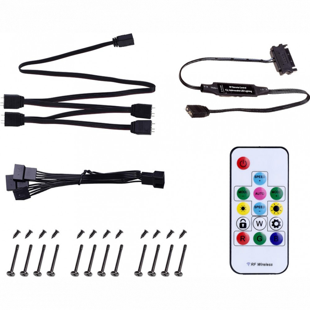 Система охлаждения ID-Cooling DF-12025-ARGB TRIO SNOW Для системного блока - миниатюра 12