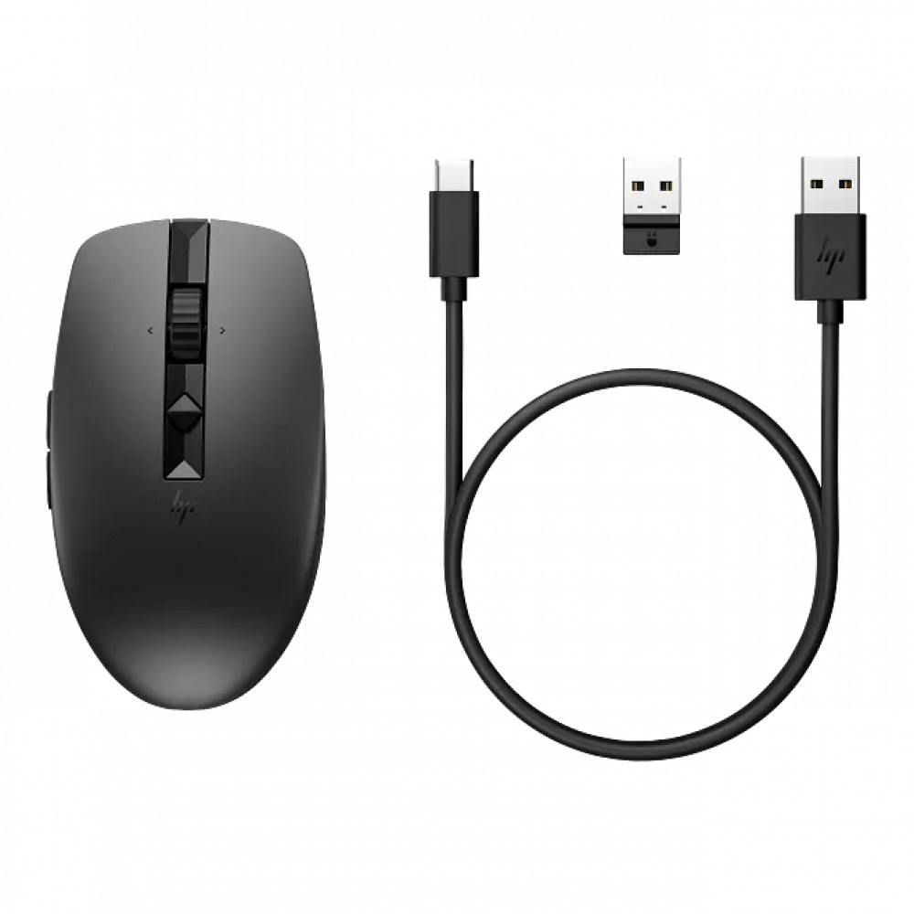 Мышь HP 710 RECHBL Silent BLK Bluetooth Mouse 6E6F2AA Премиальные, Беспроводная - миниатюра 7