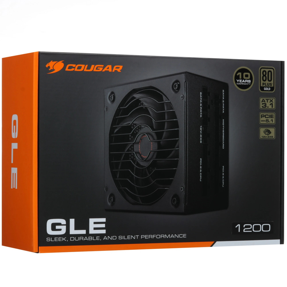 Блок питания Cougar GLE 1200 CGR GMX-1200 1200 Вт - миниатюра 10