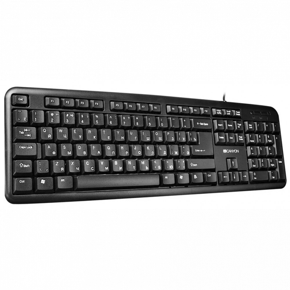Клавиатура Canyon CNE-CKEYW01-RU Беспроводная, USB - миниатюра 2