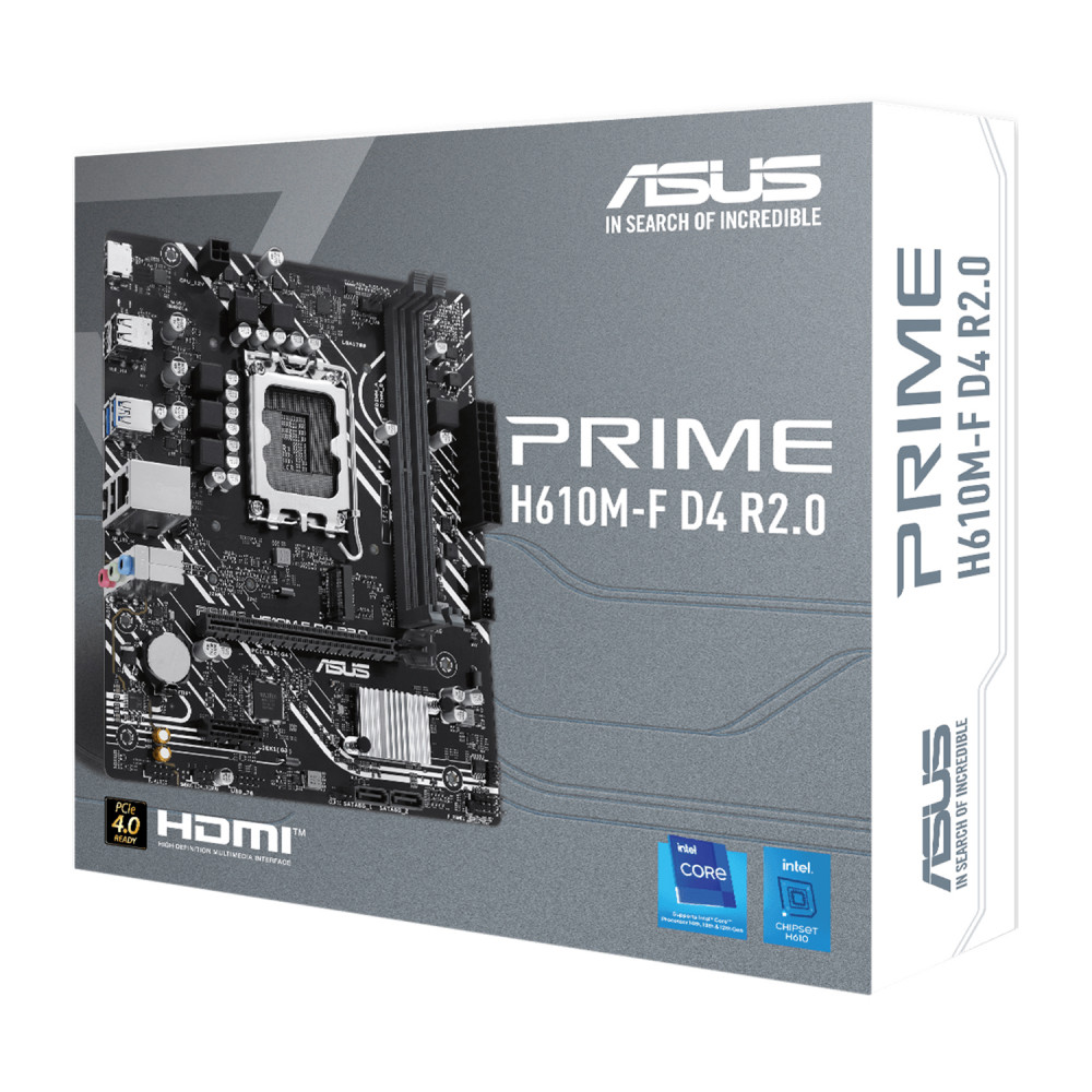 Материнская плата Asus PRIME H610M-F D4 R2.0 Micro-ATX, LGA 1700 - миниатюра 8