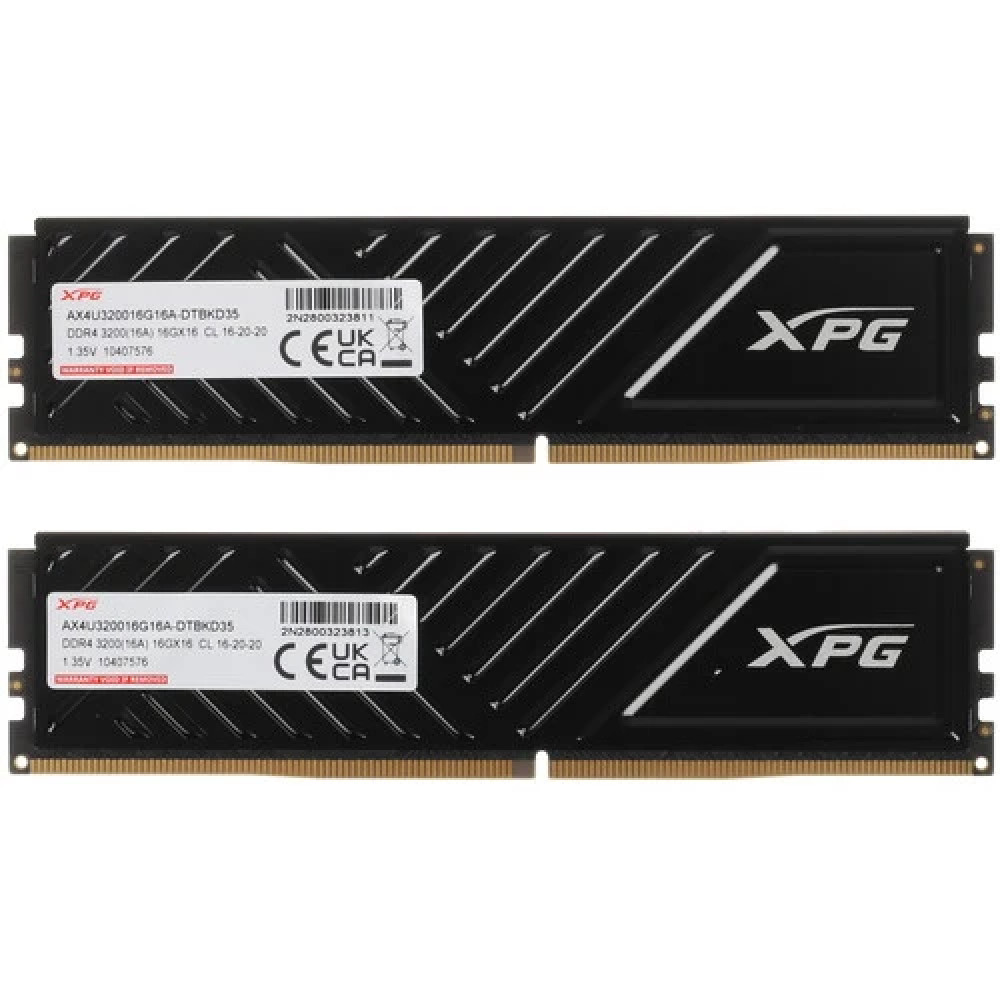 ОЗУ ADATA XPG GAMMIX D35 AX4U320016G16A-DTBKD35 DIMM, DDR4, 32 Гб (2 х 16 Гб), 3200 МГц - миниатюра 4