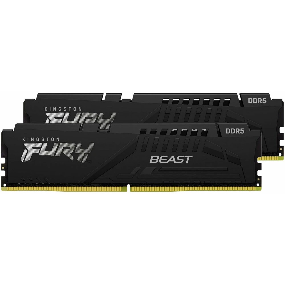 ОЗУ Kingston Fury Beast KF552C40BB2K2-64 DIMM, DDR5, 64 Гб (2 х 32 Гб), 5200 МГц - миниатюра 2