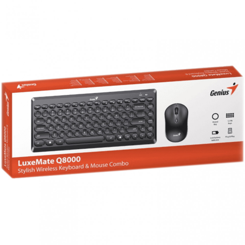 Клавиатура + мышь Genius Luxemate Q8000 Black - миниатюра 6