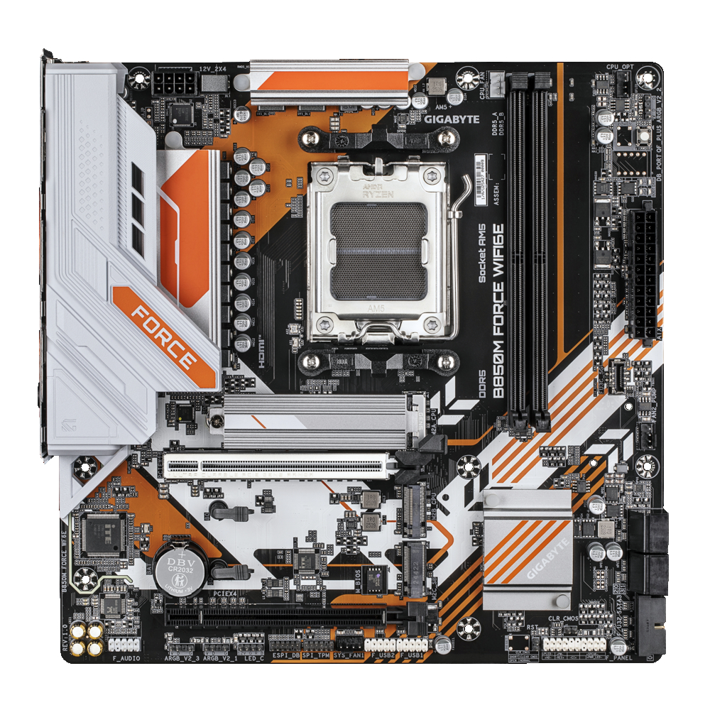 Материнская плата Gigabyte B850M FORCE WIFI6E Micro-ATX, AMD AM5 - миниатюра 8
