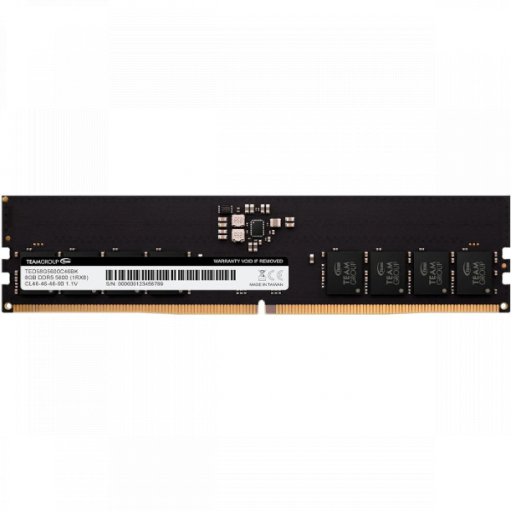 ОЗУ Team Group TED58G5600C4601 DIMM, DDR5, 8 Гб, 5600 МГц - миниатюра 2