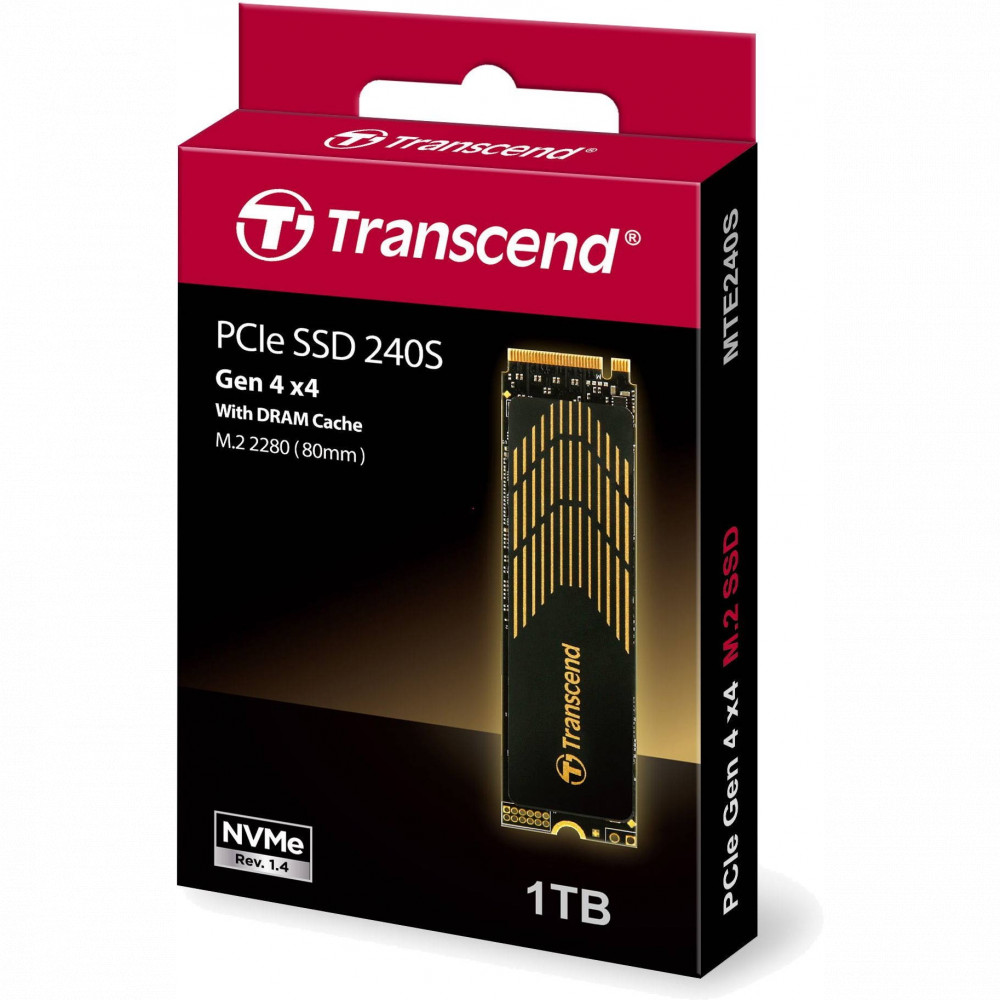 Жесткий диск Transcend MTE250S TS1TMTE250S SSD (твердотельные), 1 ТБ, M.2, PCIe - миниатюра 4