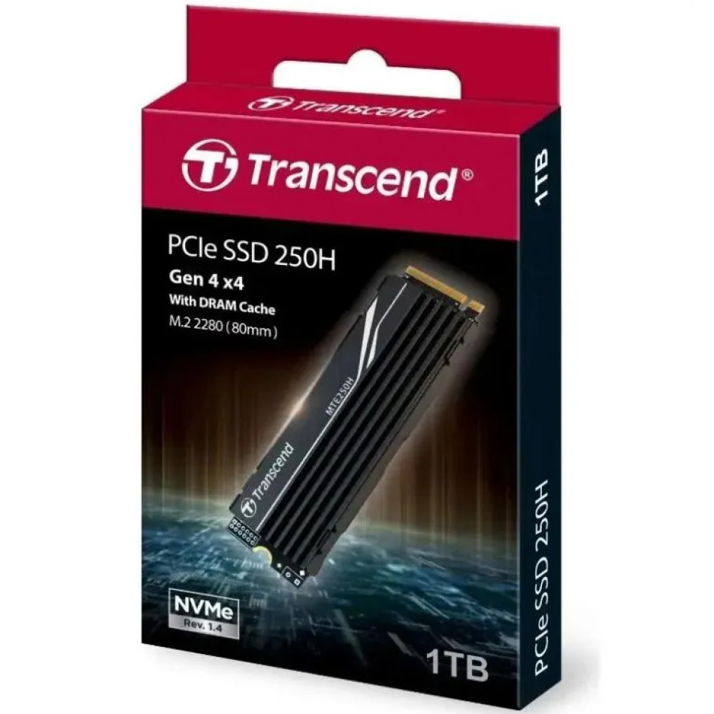 Жесткий диск Transcend MTE250H TS1TMTE250H SSD (твердотельные), 1 ТБ, M.2, PCIe - миниатюра 8
