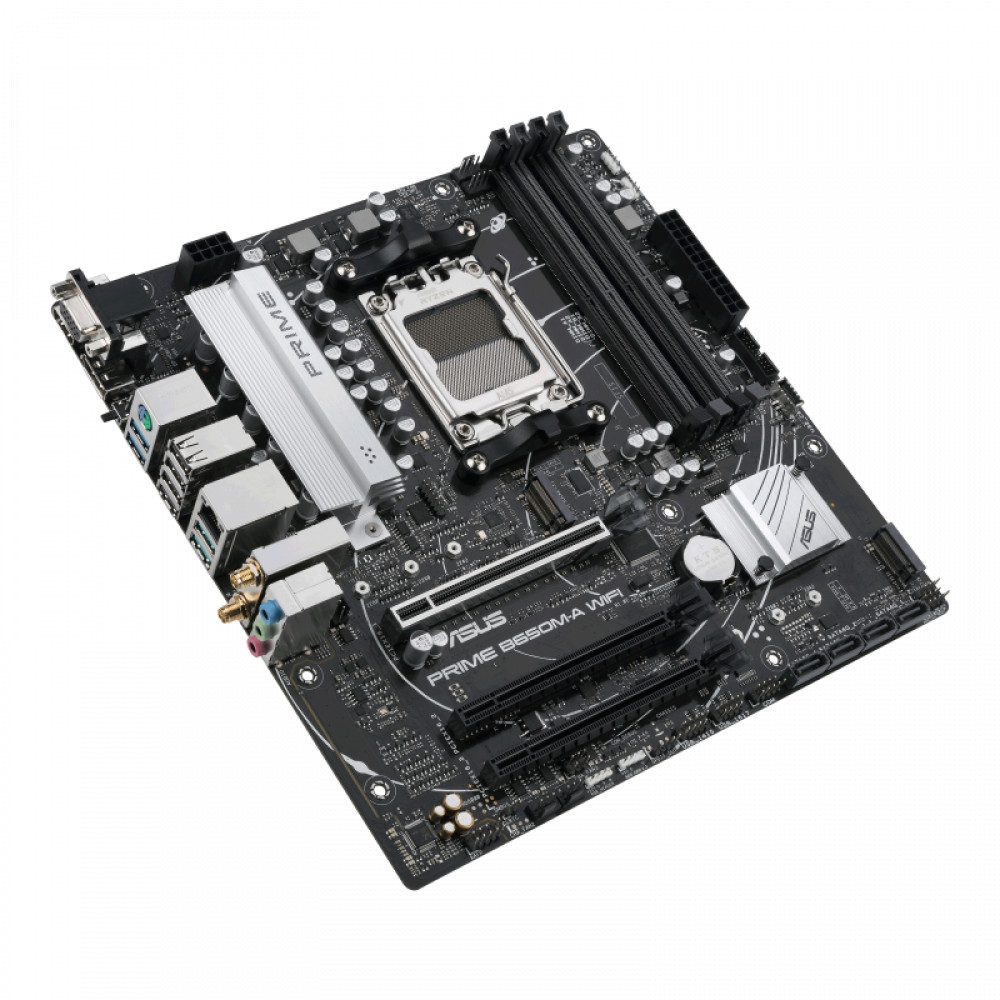 Материнская плата Asus Prime B650M-A WiFi 90MB1C00-M0EAY0 Micro-ATX, AMD AM5 - миниатюра 8
