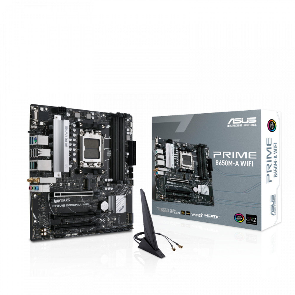 Материнская плата Asus Prime B650M-A WiFi 90MB1C00-M0EAY0 Micro-ATX, AMD AM5 - миниатюра 10