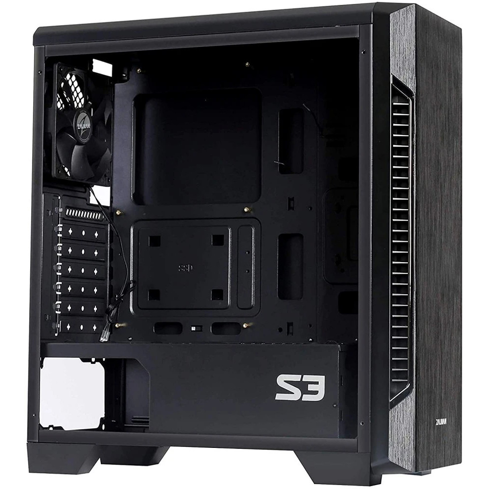 Корпус Zalman S3 TG Black S3 TG BLACK Mid-Tower - миниатюра 8