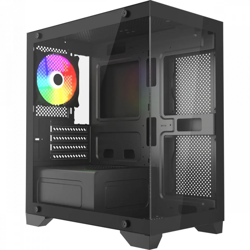 Корпус Accord ACC-350-02B Black Mini-Tower - миниатюра 5