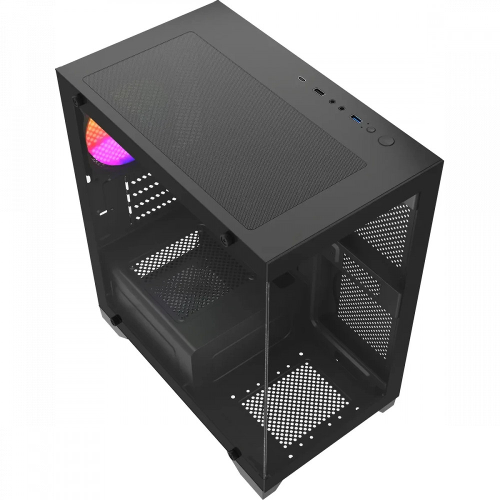 Корпус Accord ACC-350-02B Black Mini-Tower - миниатюра 8