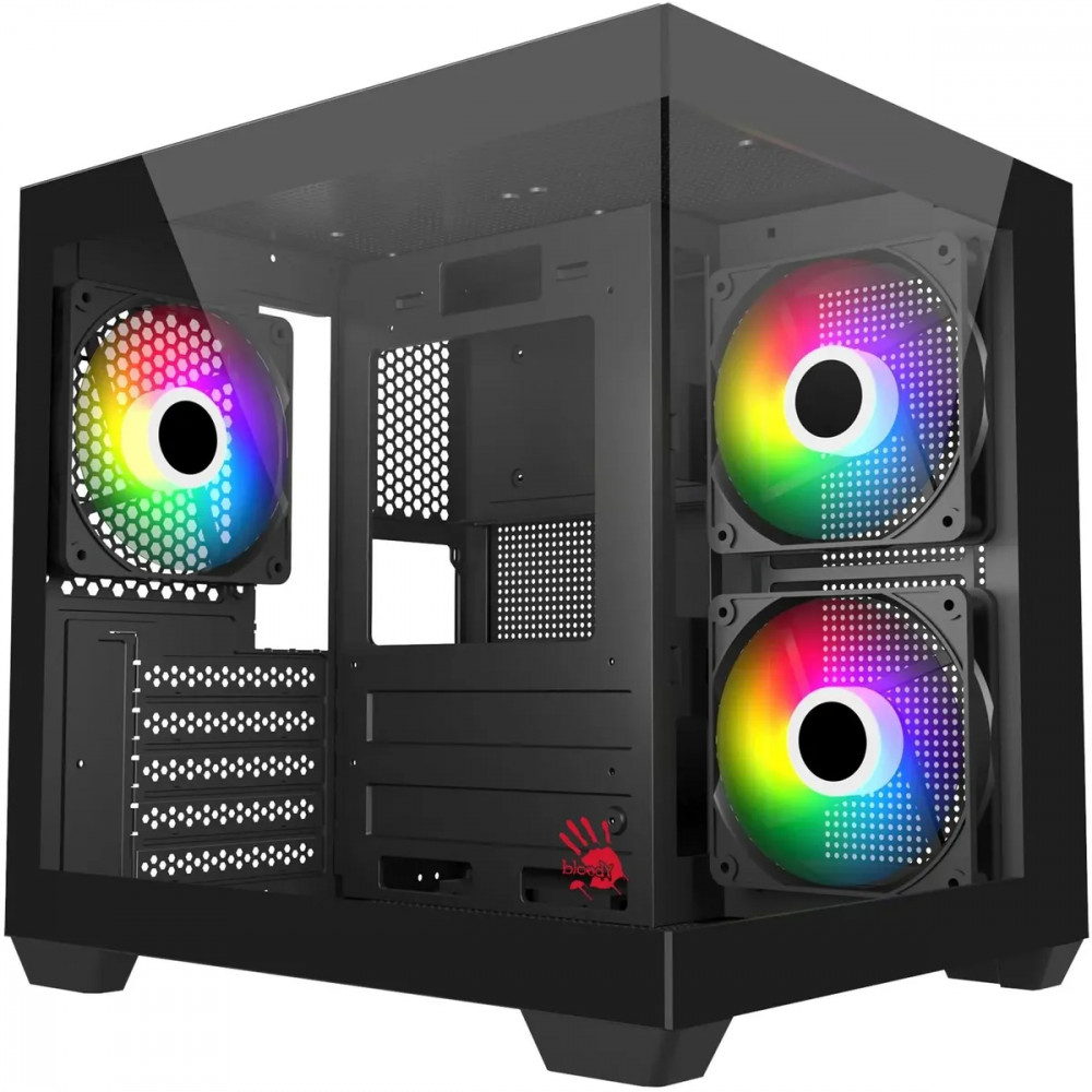 Корпус Bloody CC-121 Black CC-121-BK Mini-Tower - миниатюра 6