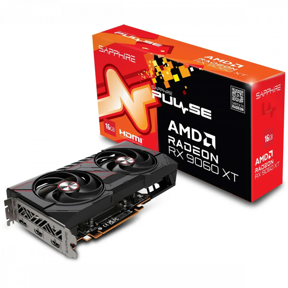 Видеокарта Sapphire AMD Radeon RX 9060XT 11350-03-20G PULSE 16 ГБ - миниатюра 12