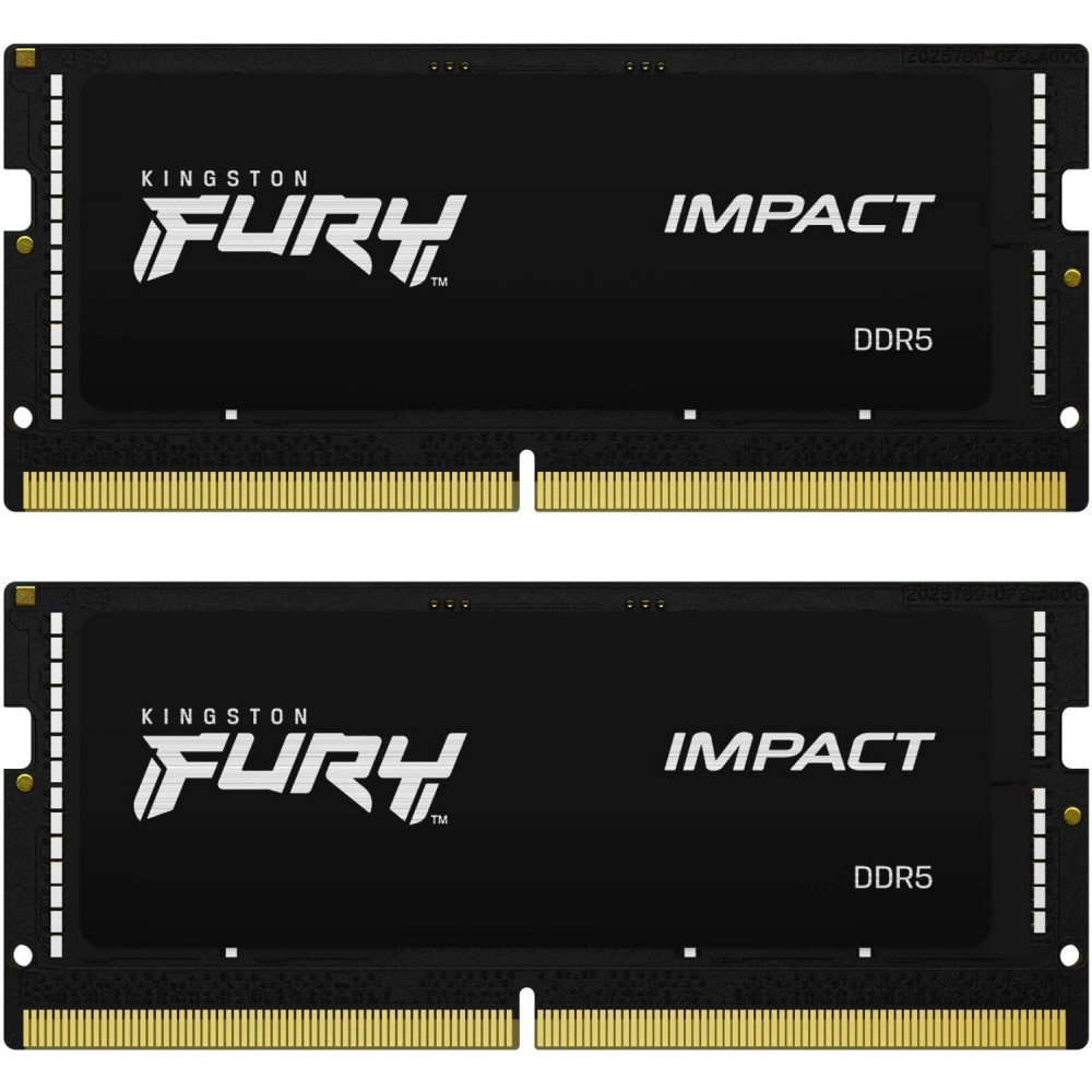 ОЗУ Kingston Fury Impact KF556S40IBK2-32 SO-DIMM, DDR5, 32 Гб (2 х 16 Гб), 5600 МГц - миниатюра 5