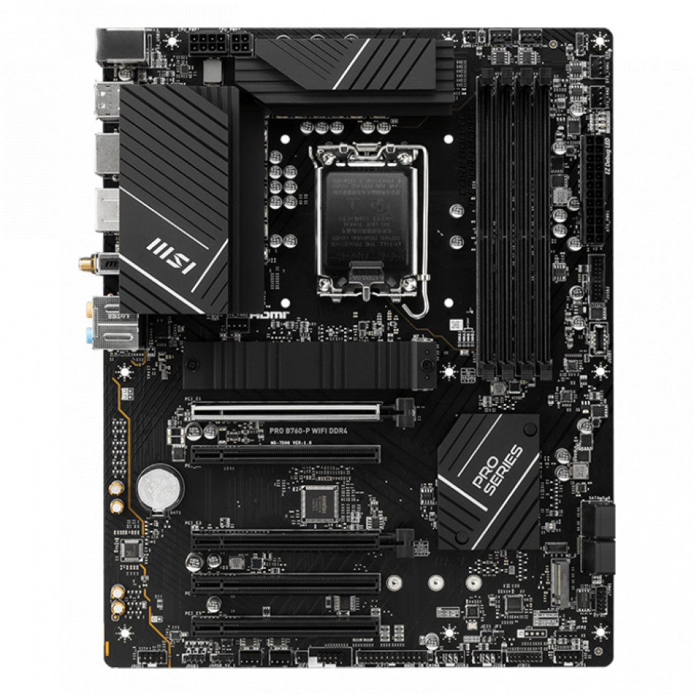 Материнская плата MSI PRO B760-P WIFI DDR4 ATX, LGA 1700 - миниатюра 5