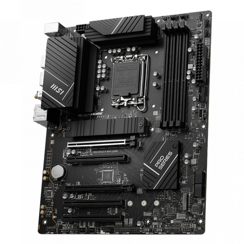 Материнская плата MSI PRO B760-P WIFI DDR4 ATX, LGA 1700 - миниатюра 6