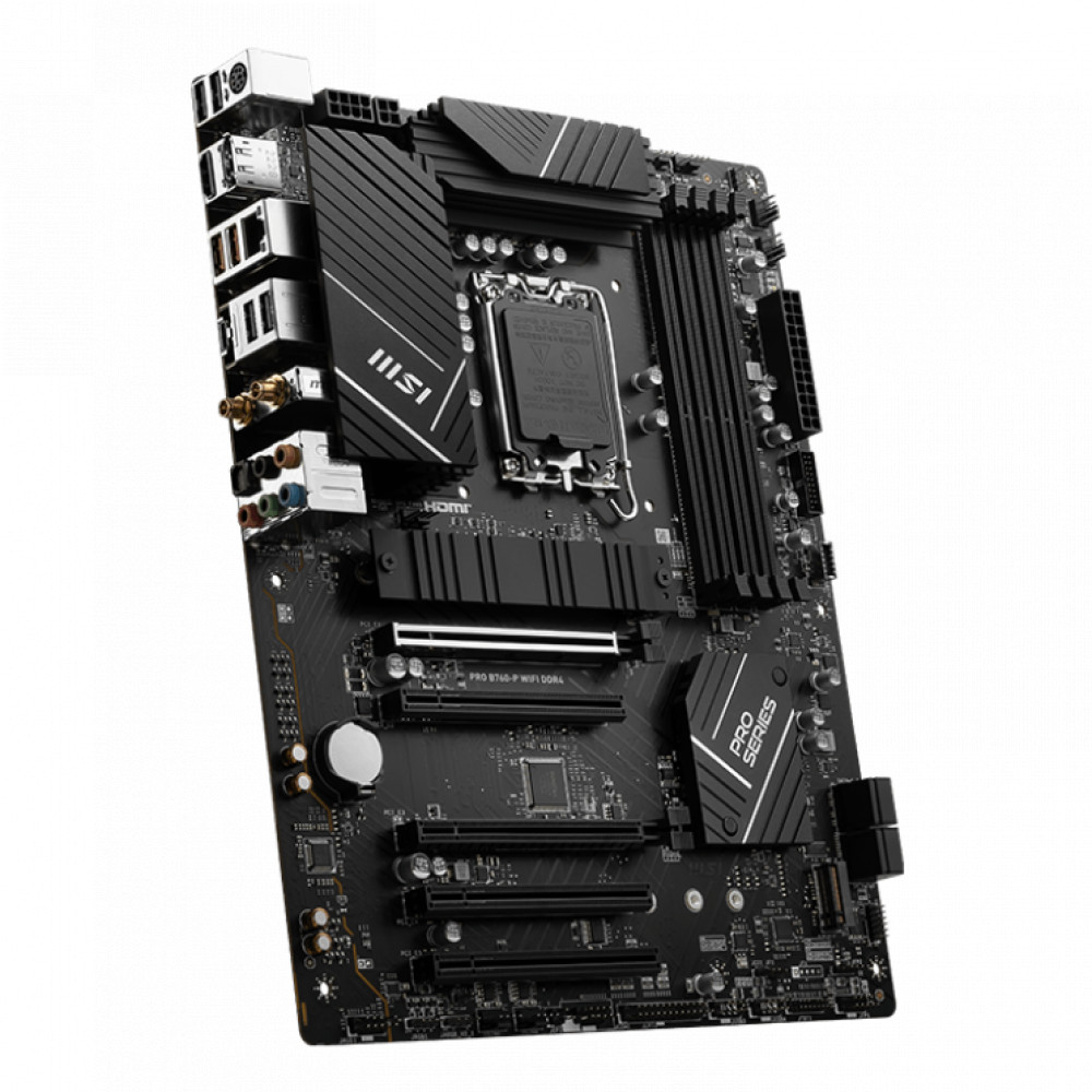 Материнская плата MSI PRO B760-P WIFI DDR4 ATX, LGA 1700 - миниатюра 7
