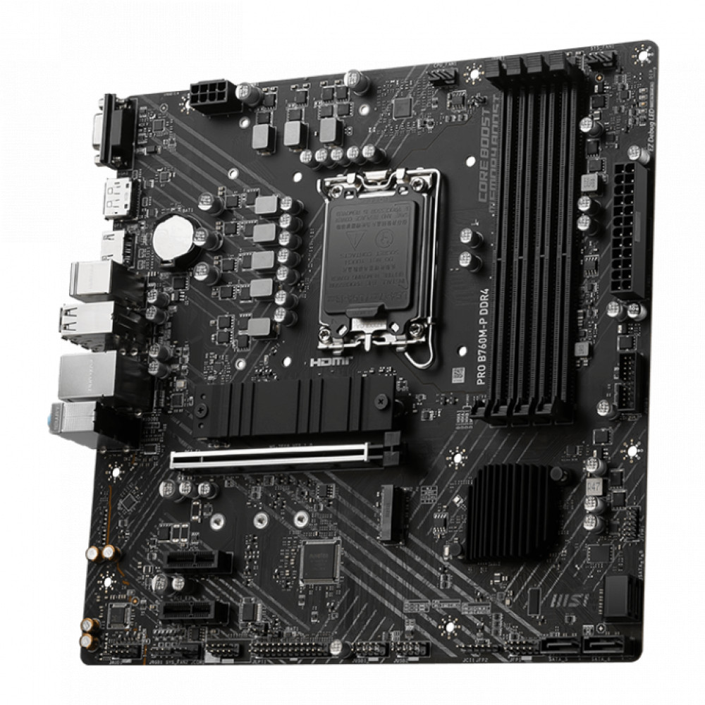 Материнская плата MSI PRO B760M-P DDR4 Micro-ATX, LGA 1700 - миниатюра 7