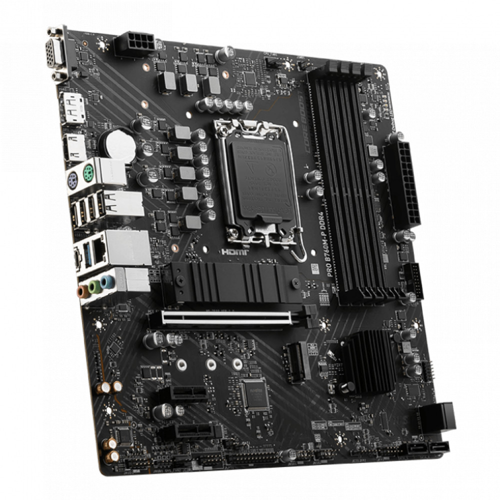 Материнская плата MSI PRO B760M-P DDR4 Micro-ATX, LGA 1700 - миниатюра 8