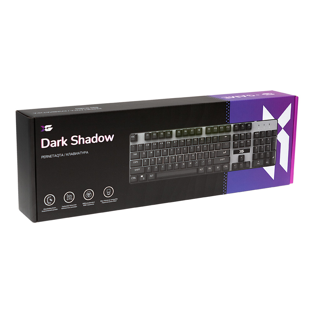 Клавиатура X-Game Dark Shadow 6901609224009 Проводная, USB - миниатюра 6