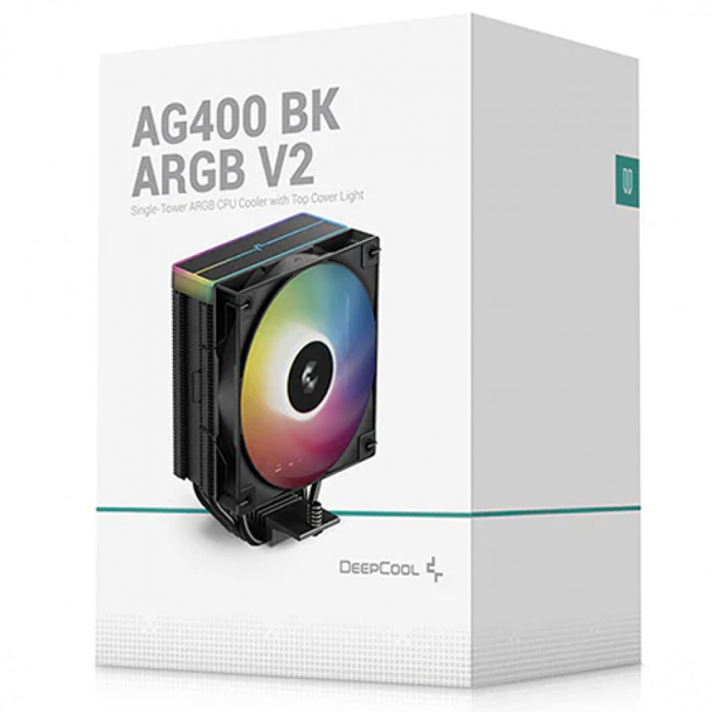 Система охлаждения Deepcool AG400 BK ARGB V2 R-AG400-BKAMMN-GJD Для процессора - миниатюра 6