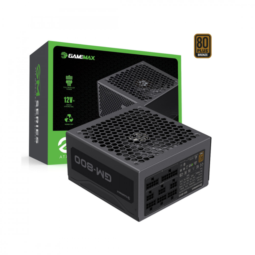 Блок питания GameMax GM-800 Bronze 2140-0800B0012 800 Вт, 80+ Bronze - миниатюра 4