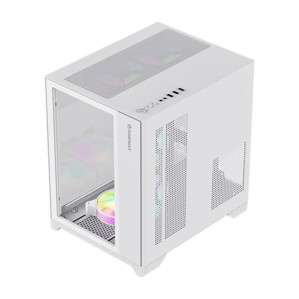 Корпус GameMax Infinity Mini 7 ARGB Fans + Controller White 9101-0000R00190 Mini-Tower - миниатюра 6