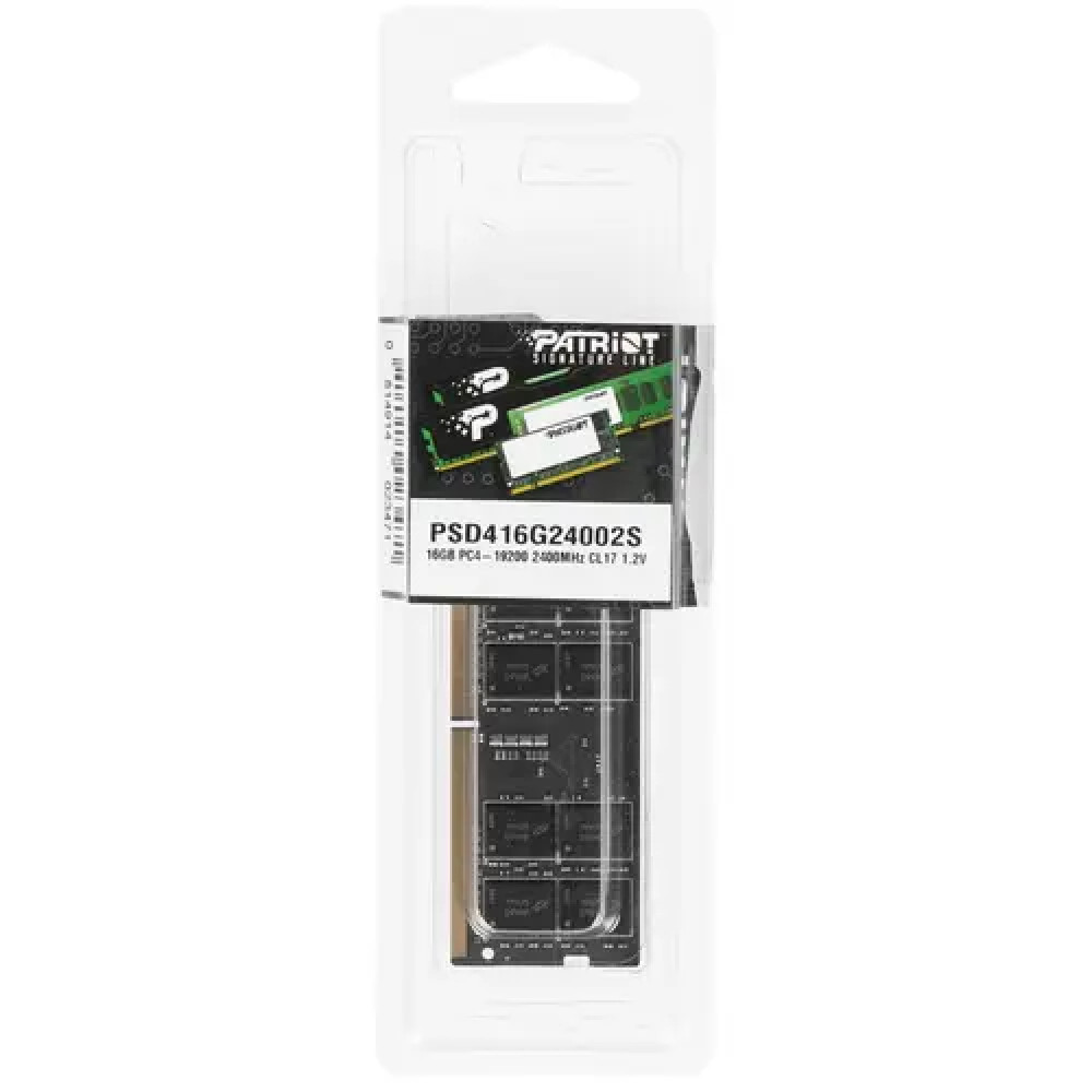 ОЗУ Patriot Signature PSD416G24002S SO-DIMM, DDR4, 16 Гб, 2400 МГц - миниатюра 6