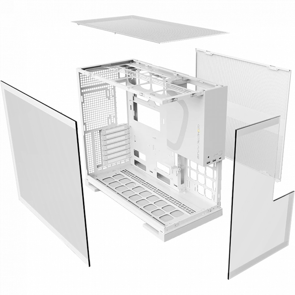 Корпус Geometric Future Model 5 White 1AM5WKWT00100 Mid-Tower - миниатюра 10