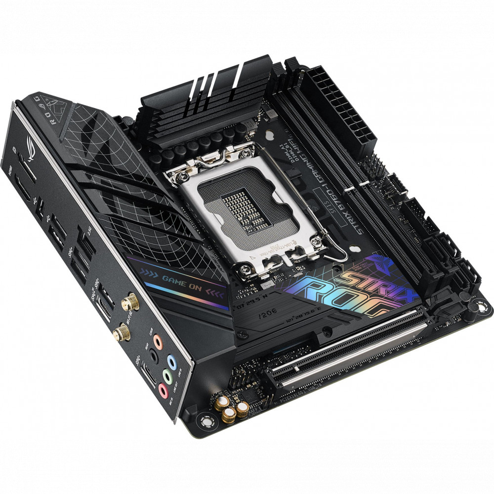 Материнская плата Asus ROG STRIX B760-I GAMING WIFI 90MB1D90-M0EAY0 Mini-ITX, LGA 1700 - миниатюра 10