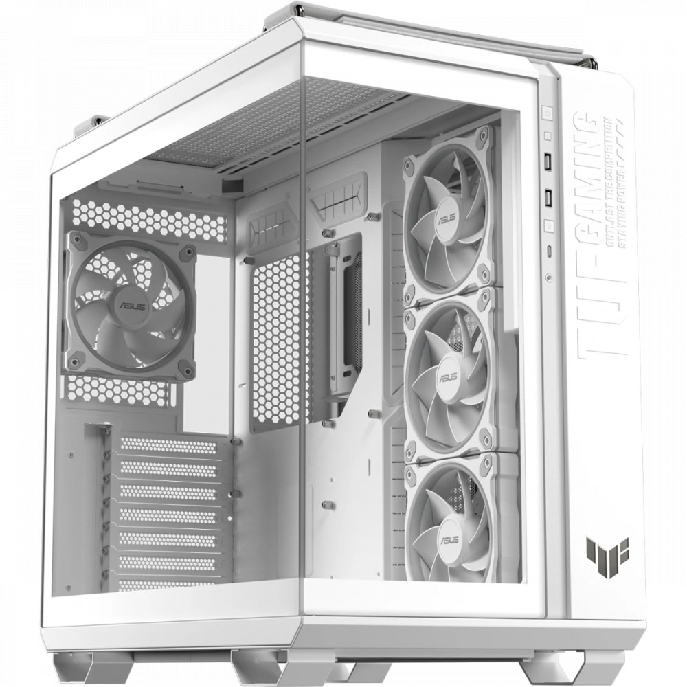 Корпус Asus TUF GAMING GT502 HORIZON TG ARGB WHITE Mid-Tower - миниатюра 8