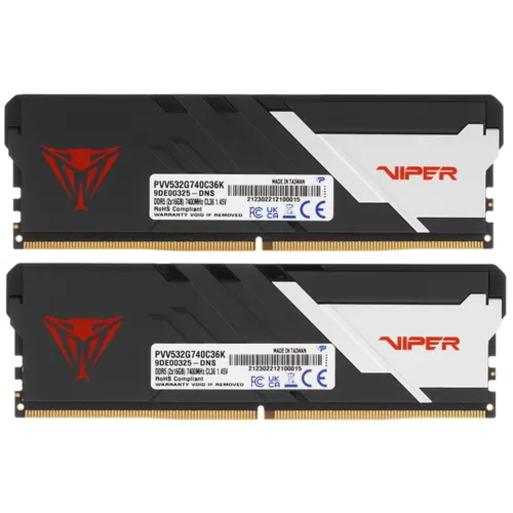 ОЗУ Patriot Viper Venom [PVV532G740C36K] DIMM, DDR5, 32 Гб (2 х 16 Гб), 7400 МГц - миниатюра 4